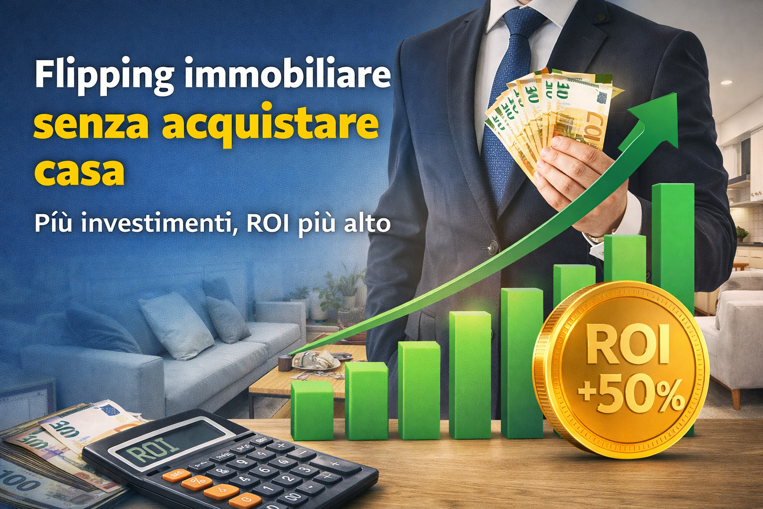 Flipping immobiliare senza acquistare casa: perché conviene agli investitori