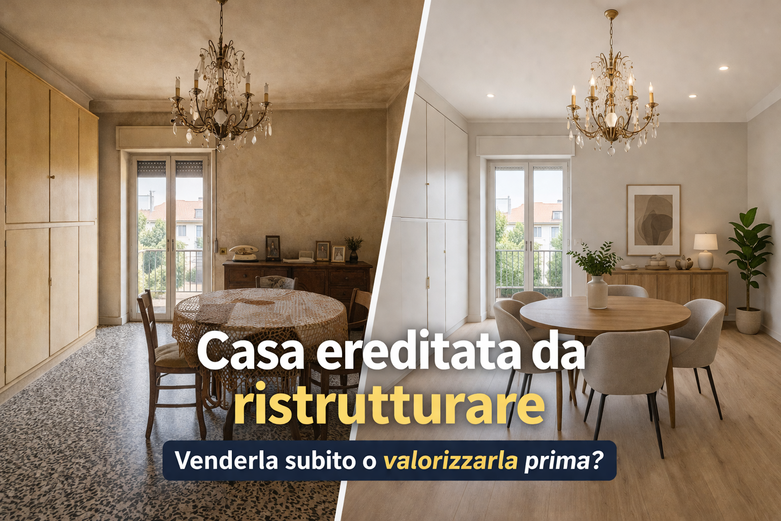 Hai ereditato una casa vecchia? Attenzione a non svenderla