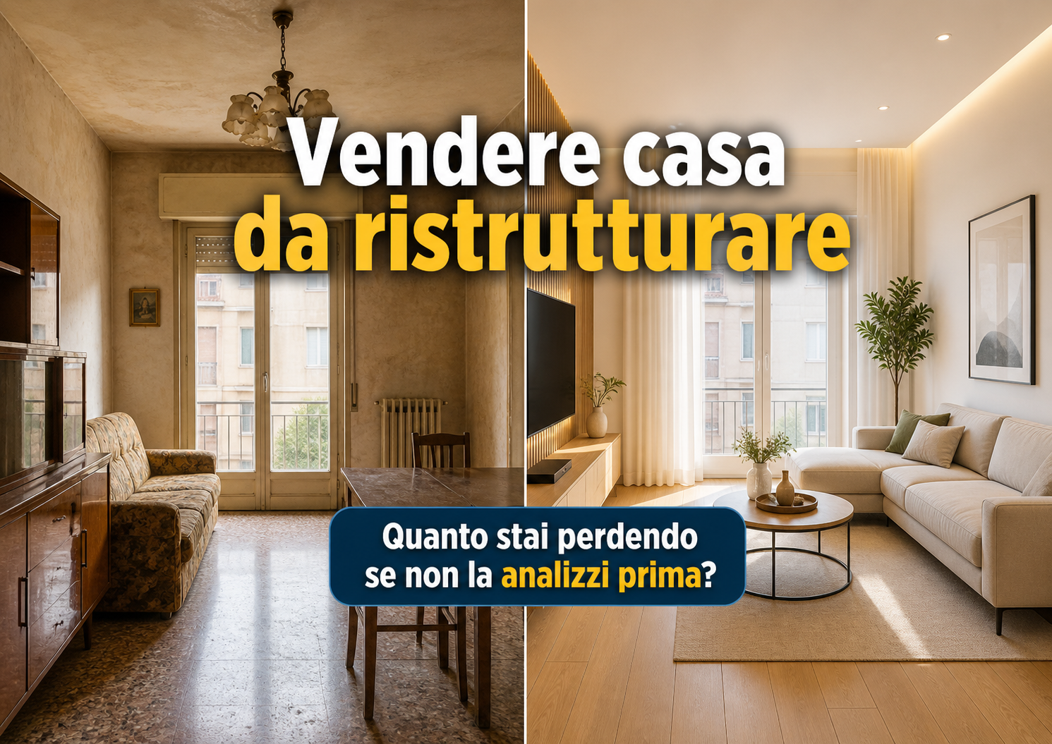 Vendere casa da ristrutturare: quanto stai perdendo se non la analizzi prima